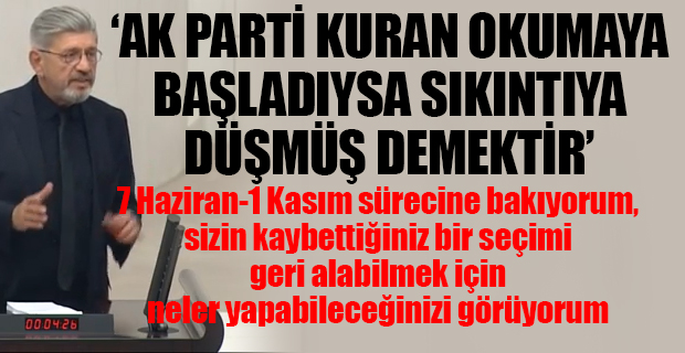 Saadet Partili vekilin konuşması AKP'yi rahatsız etti
