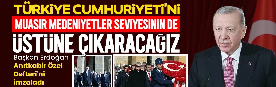 Türkiye Cumhuriyeti 102 yaşında: Başkan Erdoğan'dan Anıtkabir ziyareti!
