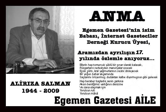 Özlemle anıyoruz..