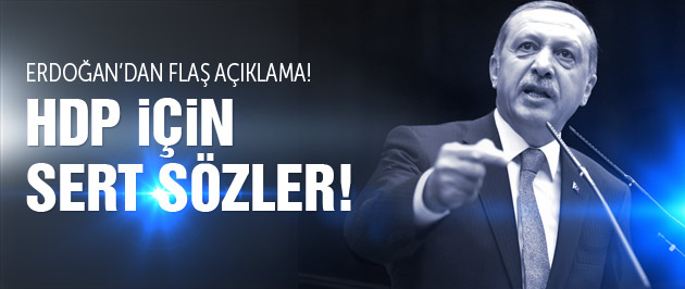 Erdoğan'dan HDP için flaş açıklama!