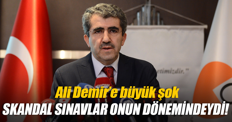 Eski ÖSYM Başkanı Ali Demir'e FETÖ davası