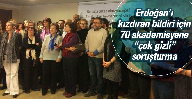 Ankara'da 70 akademisyene soruşturma!
